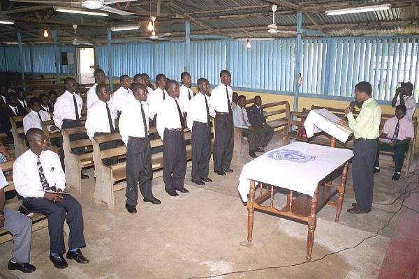 Ghana Bible College - new students October 2000