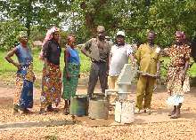 New well drilled in Yendi December 2000